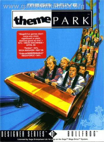 Cover Theme Park for Genesis - Mega Drive